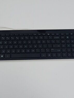 HP Keyboard SK-2028  Black Slim Wired PC US Tested Working US Keys
